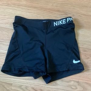 Nike pro drive fit size small sport shorts black